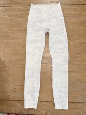 lululemon athletica White Camo High-Rise Leggings